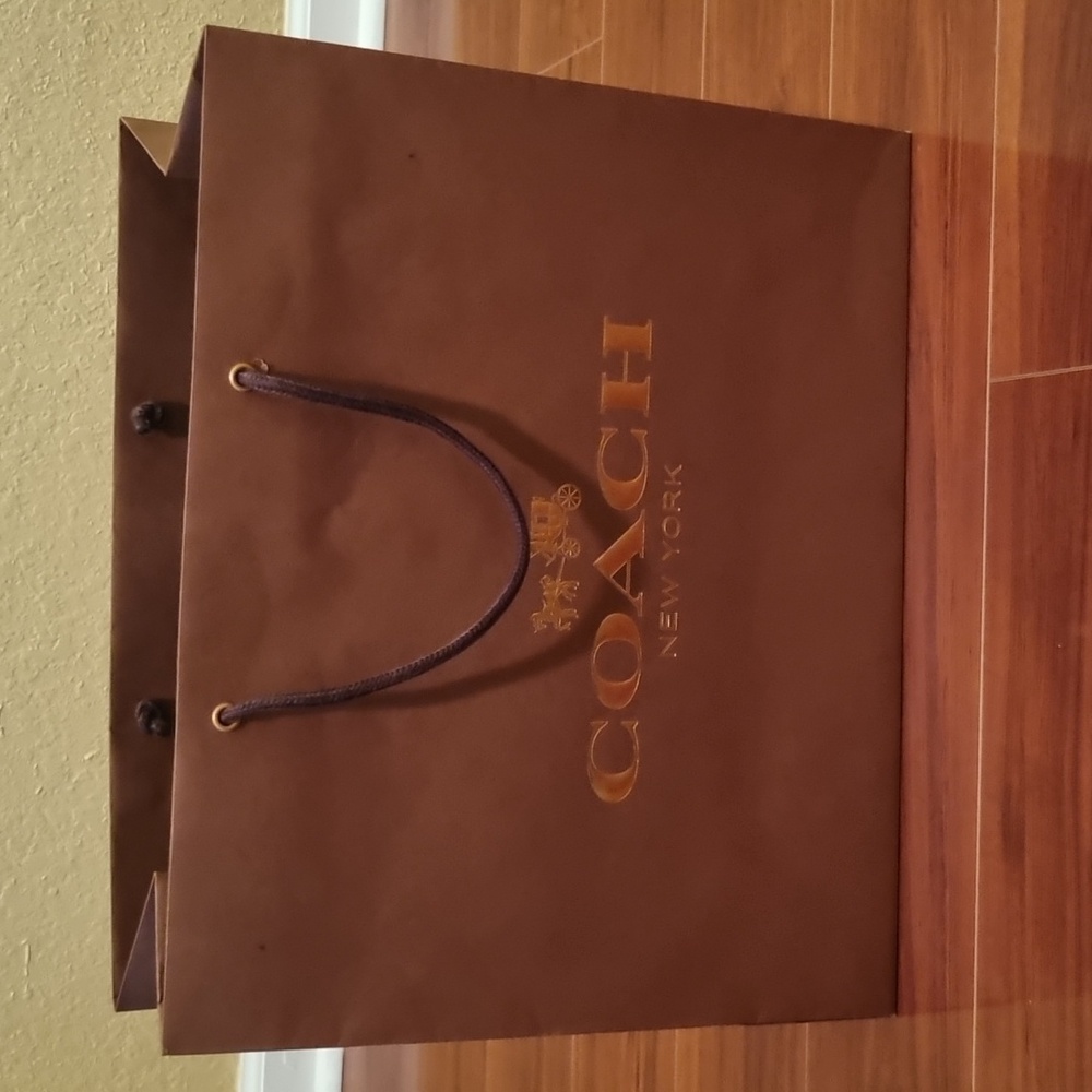 Coach Gift Bag Tan View 4
